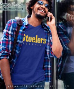 Qb Justin Fields Wear Pittsburgh Steelers Logo Shirt V Neck TShirt