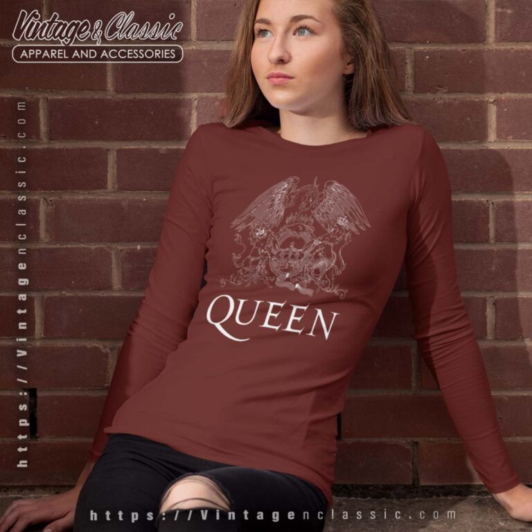 Queen Classic Crest Logo Longsleeves Queen Classic Crest Logo Longsleeves
