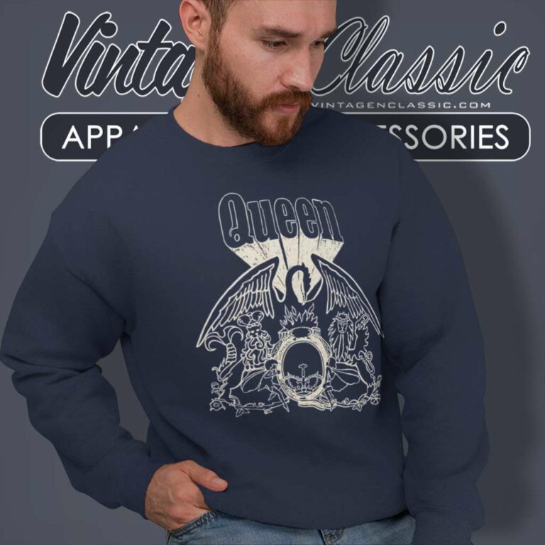 Queen Crest Glitter Boyfriend Fit Girls Sweatshirt Queen Crest Glitter Boyfriend Fit Girls Sweatshirt