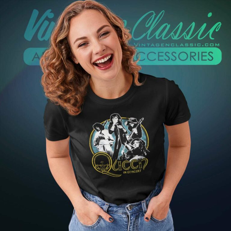 Queen In Concert Women TShirt Queen In Concert Women TShirt