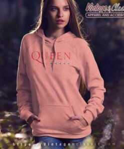 Queen Logo Stud Women Hoodie