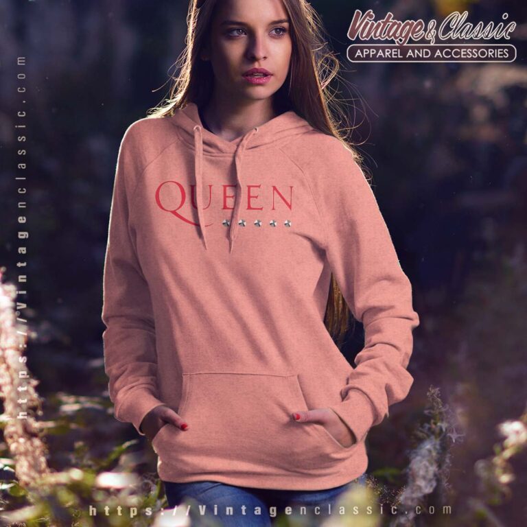 Queen Logo Stud Women Hoodie Queen Logo Stud Women Hoodie