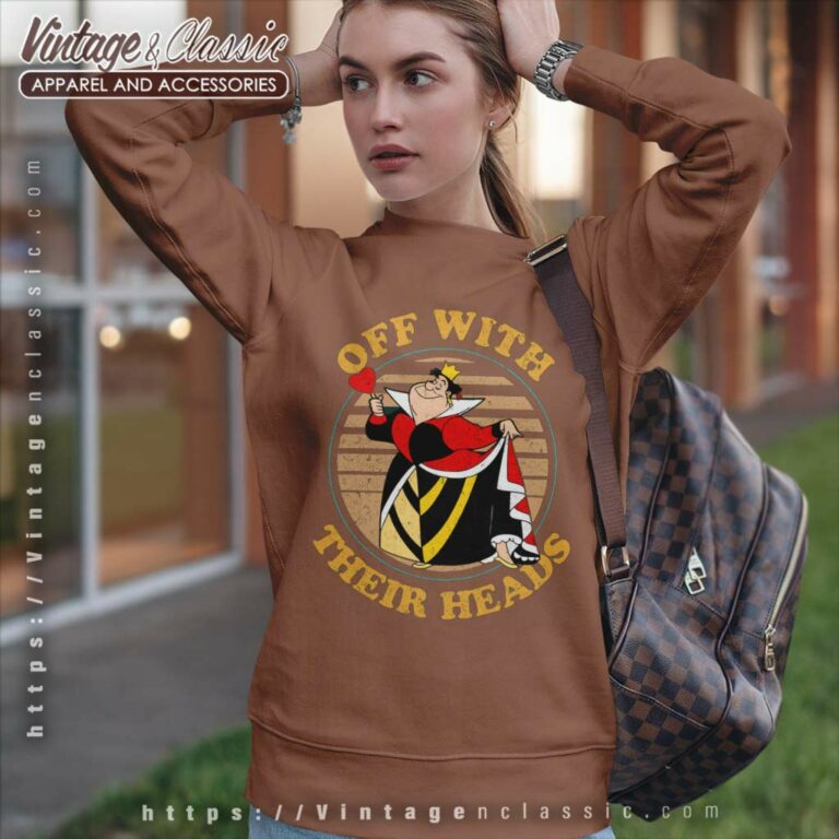 Queen Of Hearts Off With Their Heads Sweatshirt Queen Of Hearts Off With Their Heads Sweatshirt
