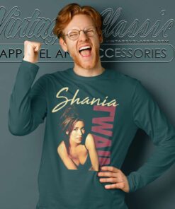 Queen Of Me Tour 2023 Merch Shania Twain Official Long Sleeve Tee