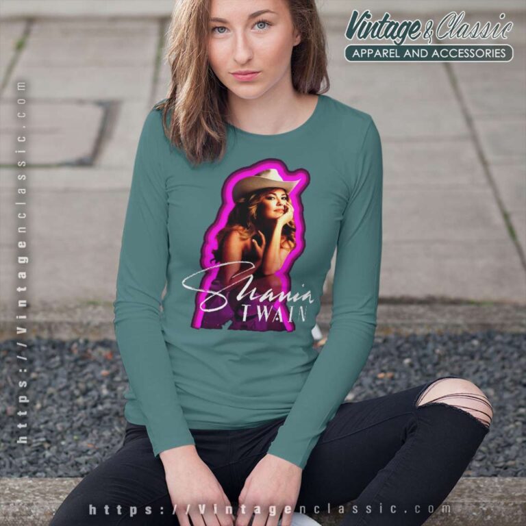 Queen Of Me Tour Shania Twain 2023 Long Sleeve Tee Queen Of Me Tour Shania Twain 2023 Long Sleeve Tee