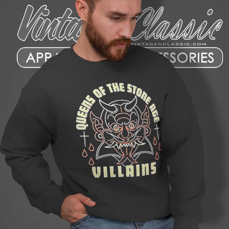 Queen Of The Stone Age Villains Sweatshirt Queen Of The Stone Age Villains Sweatshirt