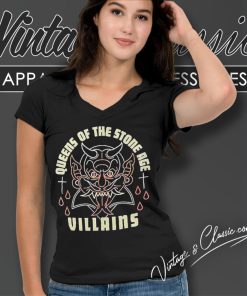 Queen Of The Stone Age Villains V Neck TShirt