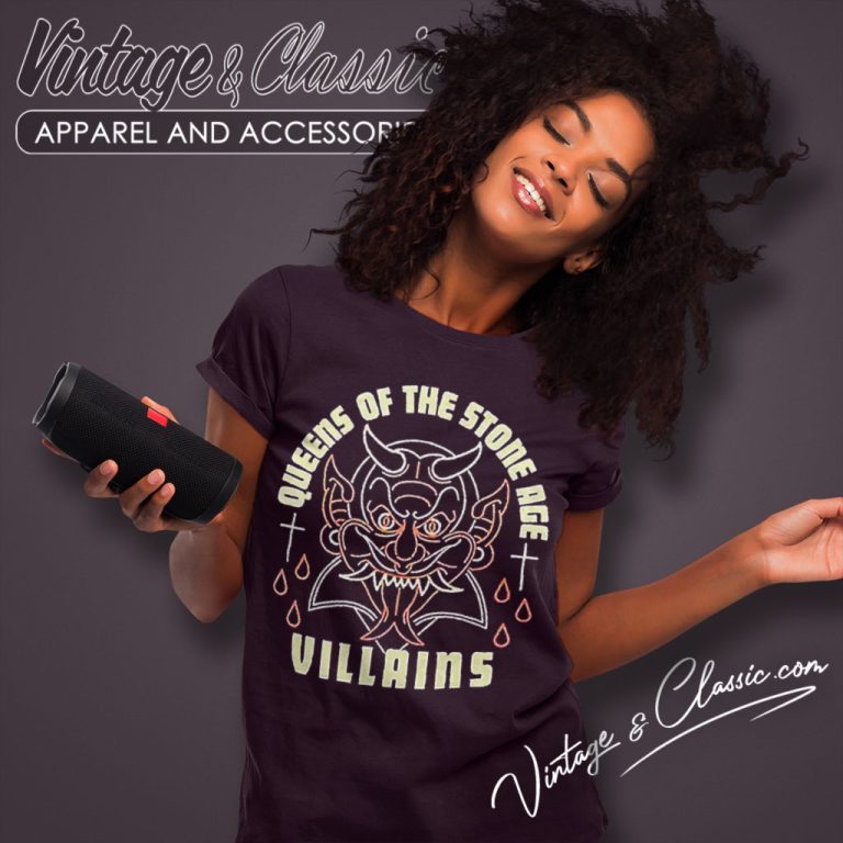 Queen Of The Stone Age Villains Women T Shirt Queen Of The Stone Age Villains Women T Shirt