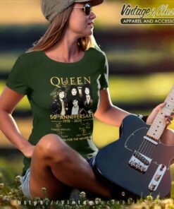 Queen Shirt 50th Anniversary 1970 2020 6 Queen Shirt 50th Anniversary 1970 2020 Women TShirt