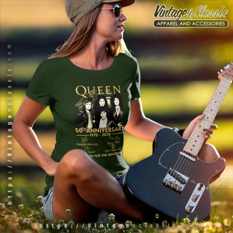Queen Shirt 50th Anniversary 1970 2020 Women TShirt Queen Shirt 50th Anniversary 1970 2020 Women TShirt