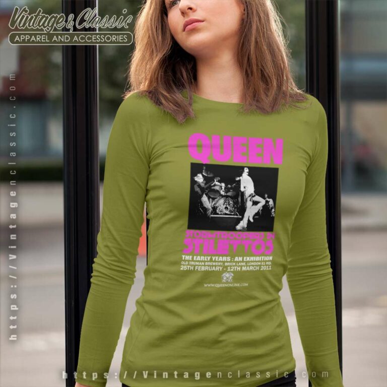 Queen Stormtroopers In Stilettos Long Sleeve Tee Queen Stormtroopers In Stilettos Long Sleeve Tee