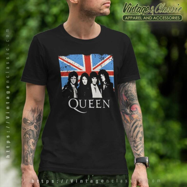 Queen Union Flag T Shirt Queen Union Flag T Shirt