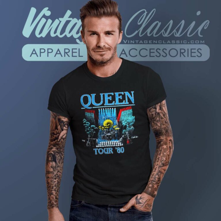 Queen World Tour 1980 T Shirt Queen World Tour 1980 T Shirt