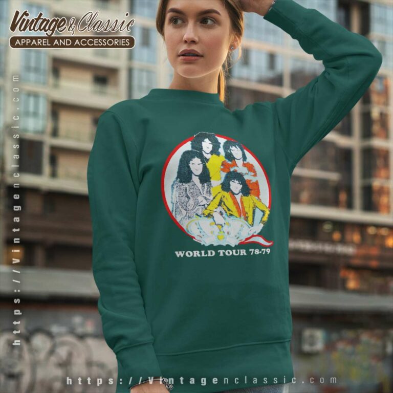 Queen World Tour 78 79 Sweatshirt Queen World Tour 78 79 Sweatshirt
