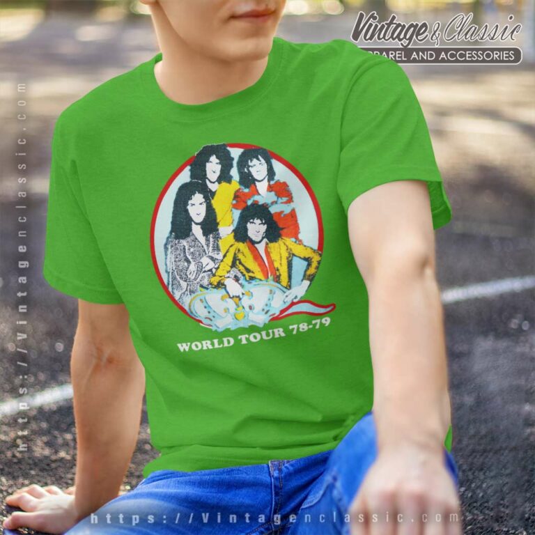 Queen World Tour 78 79 T Shirt Queen World Tour 78 79 T Shirt