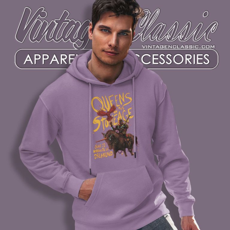 Queens Of The Stone Age Margate Uk Hoodie Queens Of The Stone Age Margate Uk Hoodie