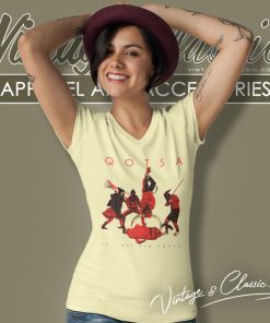 Queens Of The Stone Age Shirt Bad Dog Hangman V Neck TShirt