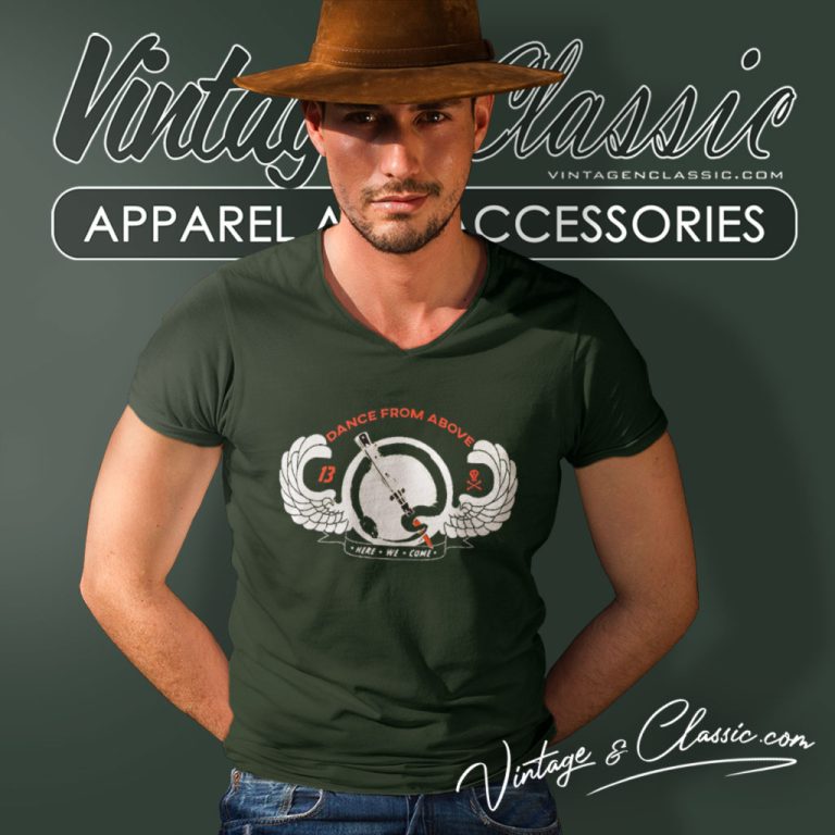 Queens Of The Stone Age Shirt Dance From Above V Neck TShirt Queens Of The Stone Age Shirt Dance From Above V Neck TShirt