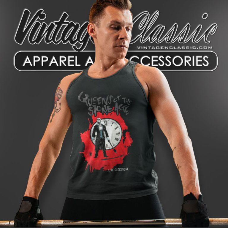 Queens Of The Stone Age Shirt Like Clockwork Tank Top Racerback Queens Of The Stone Age Shirt Like Clockwork Tank Top Racerback