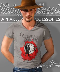 Queens Of The Stone Age Shirt Like Clockwork 5 Queens Of The Stone Age Shirt Like Clockwork V Neck TShirt