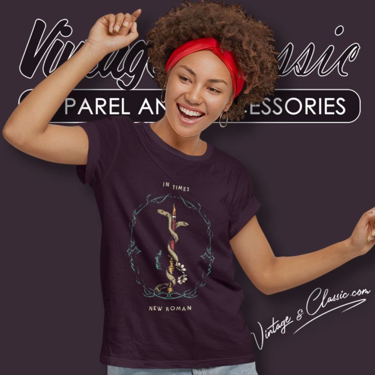 Queens Of The Stone Age Snake Shirt In Times New Roman Women T Shirt Queens Of The Stone Age Snake Shirt In Times New Roman Women T Shirt