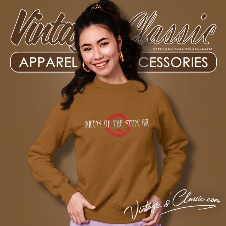 Queens Of The Stone Age Text Logo Sweatshirt Queens Of The Stone Age Text Logo Sweatshirt