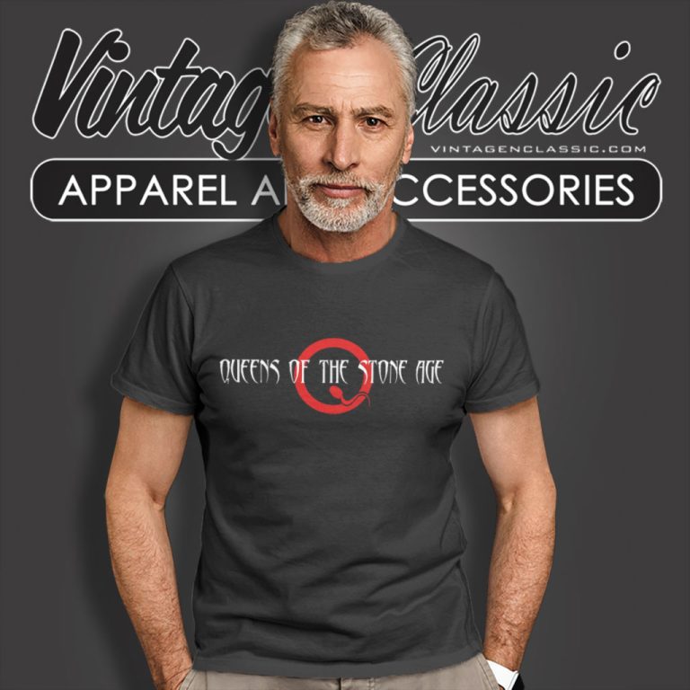 Queens Of The Stone Age Text Logo T Shirt Queens Of The Stone Age Text Logo T Shirt