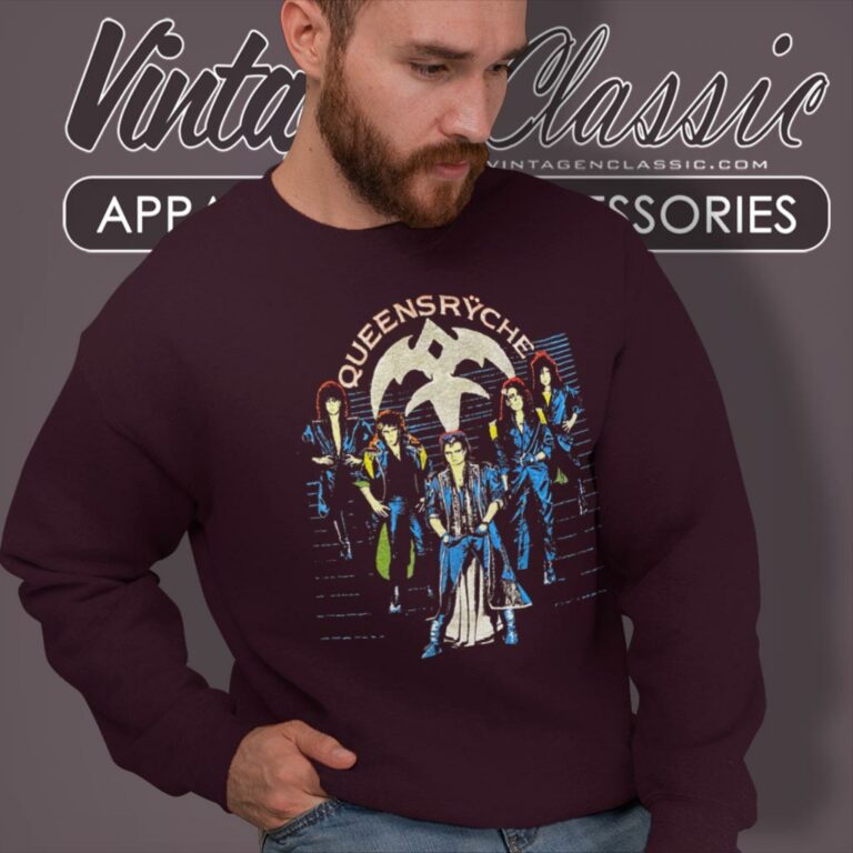 Queensryche 1988 Concert Sweatshirt Queensryche 1988 Concert Sweatshirt