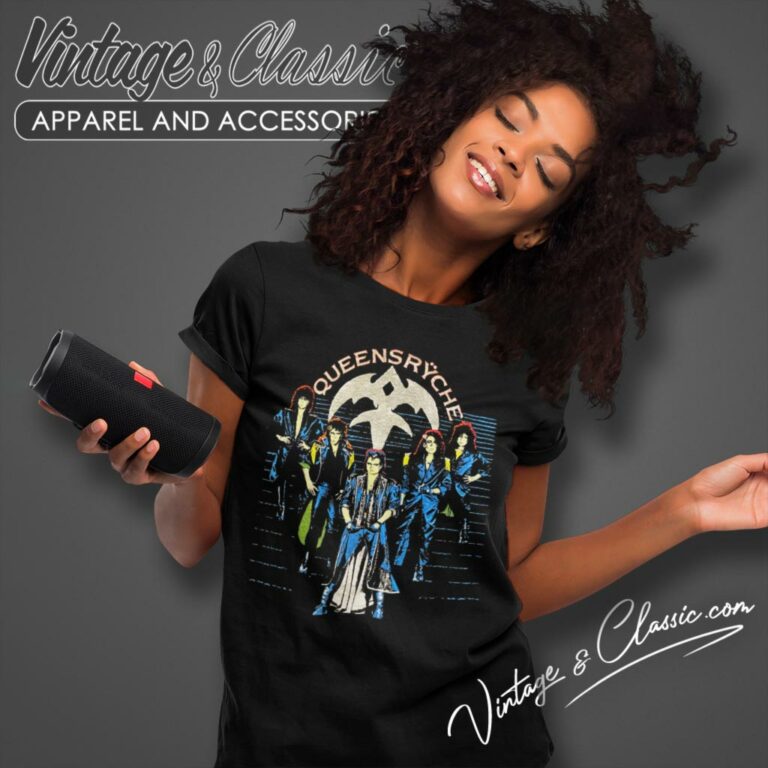 Queensryche 1988 Concert Women T Shirt Queensryche 1988 Concert Women T Shirt