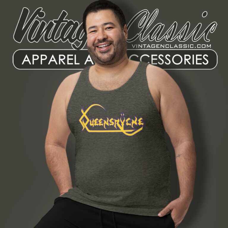 Queensryche Classic Logo Tank Top Racerback Queensryche Classic Logo Tank Top Racerback