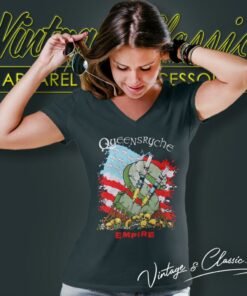 Queensryche Empire Tour V Neck TShirt