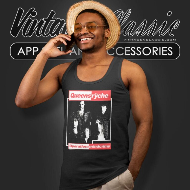 Queensryche Operation Mindcrime Album Tank Top Racerback Queensryche Operation Mindcrime Album Tank Top Racerback