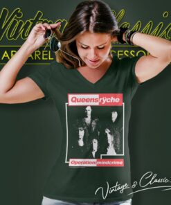 Queensryche Operation Mindcrime Album V Neck TShirt