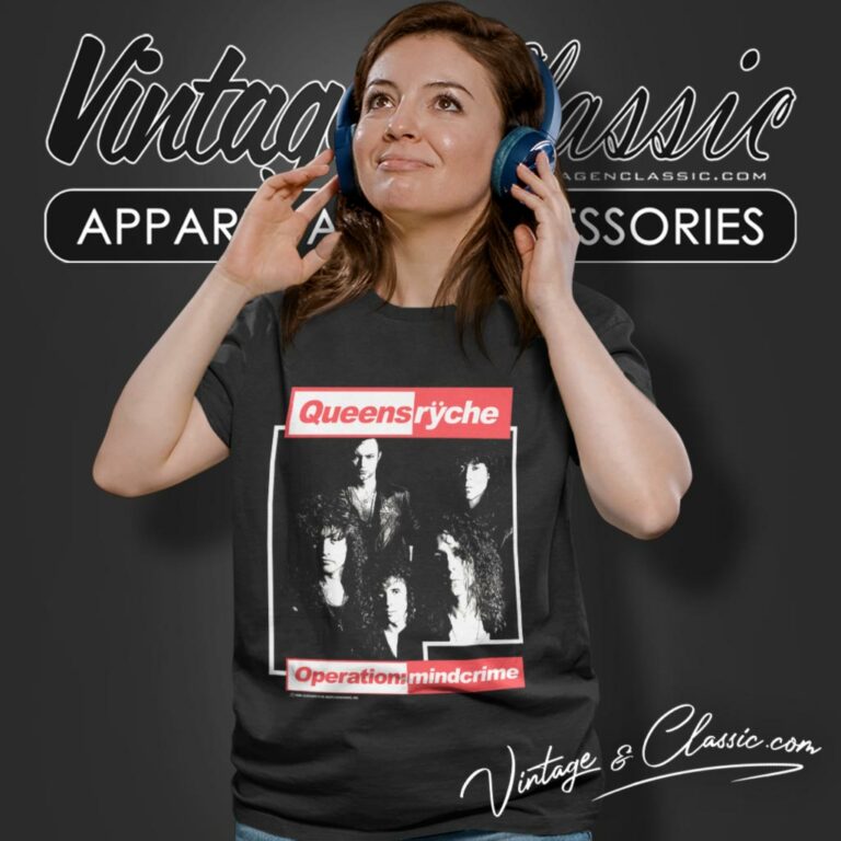 Queensryche Operation Mindcrime Album Women T Shirt Queensryche Operation Mindcrime Album Women T Shirt