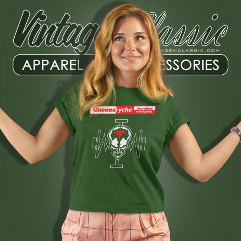 Queensryche Operation Mindcrime Classic Women T Shirt Queensryche Operation Mindcrime Classic Women T Shirt