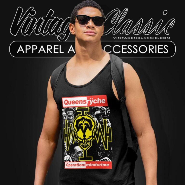 Queensryche Operation Mindcrime Tank Top Racerback Queensryche Operation Mindcrime Tank Top Racerback