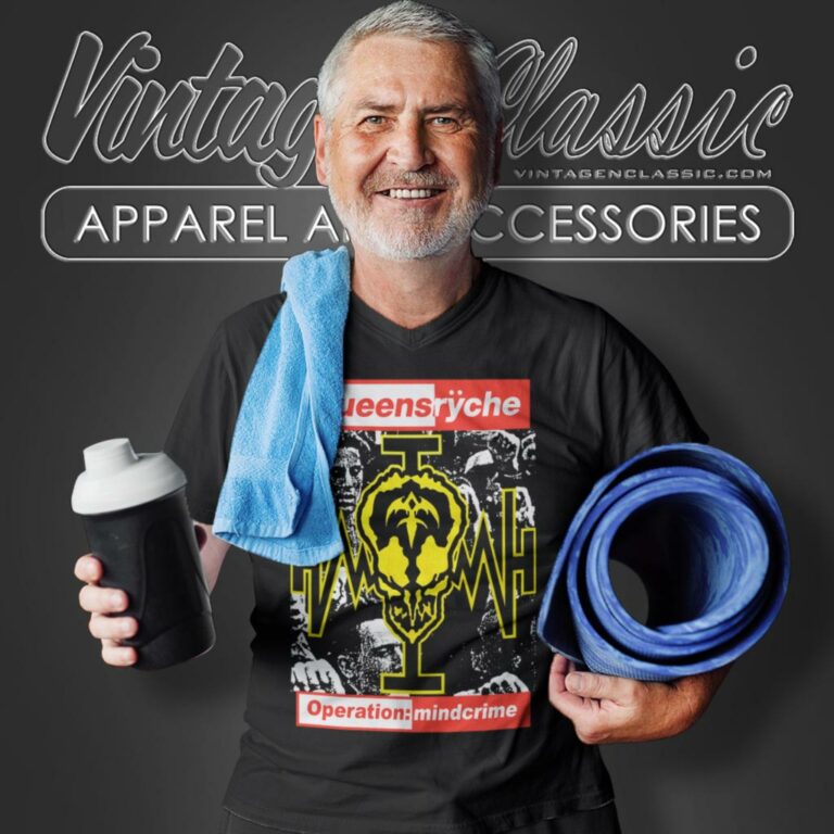 Queensryche Operation Mindcrime V Neck TShirt Queensryche Operation Mindcrime V Neck TShirt