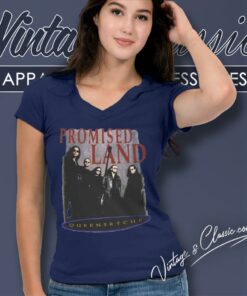 Queensryche Promised Land Tour V Neck TShirt