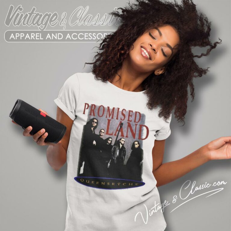 Queensryche Promised Land Tour Women T Shirt Queensryche Promised Land Tour Women T Shirt