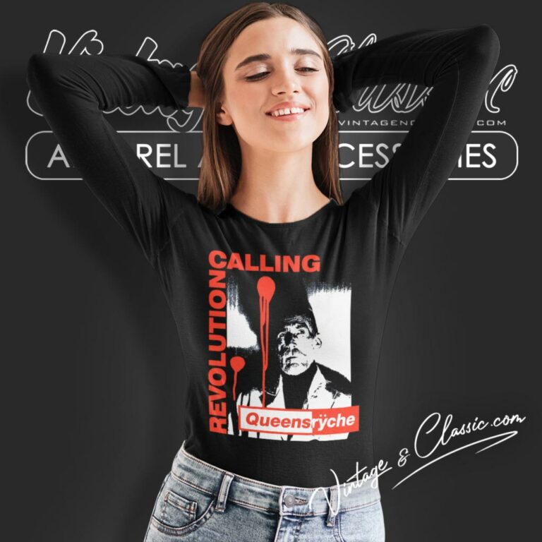 Queensryche Revolution Calling Long Sleeve Tee Queensryche Revolution Calling Long Sleeve Tee
