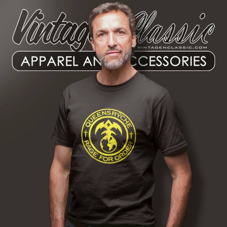 Queensryche Shirt Rage For Order T Shirt Queensryche Shirt Rage For Order T Shirt