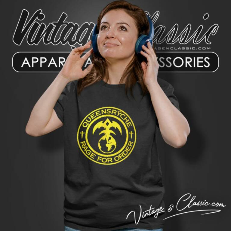 Queensryche Shirt Rage For Order Women T Shirt Queensryche Shirt Rage For Order Women T Shirt