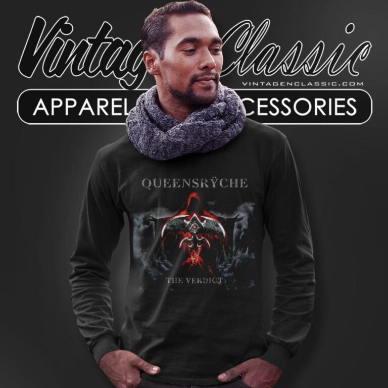 Queensryche The Verdict Long Sleeve Tee Queensryche The Verdict Long Sleeve Tee