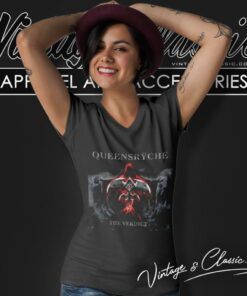 Queensryche The Verdict V Neck TShirt