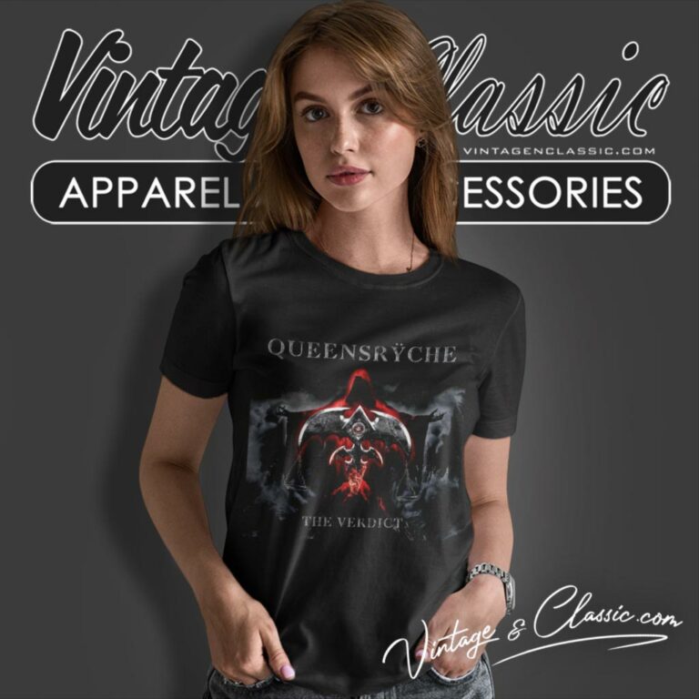 Queensryche The Verdict Women T Shirt Queensryche The Verdict Women T Shirt