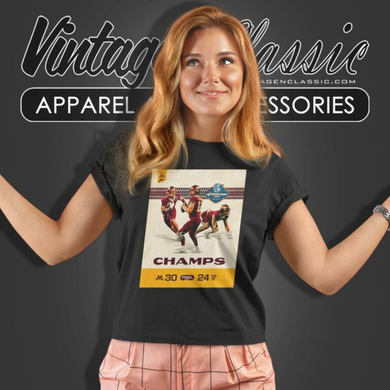 Quick Lane Bowl Minnesota Golden Gophers Champs Poster 2023 Women T Shirt Quick Lane Bowl Minnesota Golden Gophers Champs Poster 2023 Women T Shirt