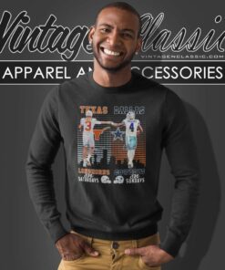 Quinn Ewers Longhorns Dak Prescott Cowboys Sweatshirt