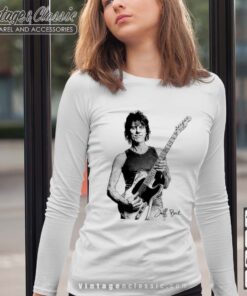 RIP Jeff Beck Drawing Shirt Jeff Beck Longsleeves
