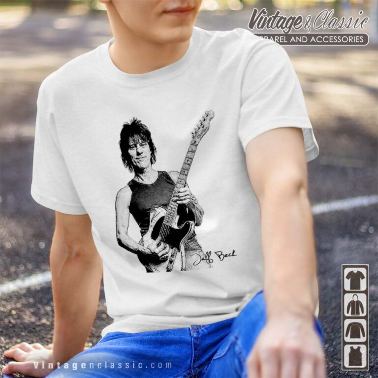 RIP Jeff Beck Drawing Shirt Jeff Beck Shirt RIP Jeff Beck Drawing Shirt Jeff Beck Shirt