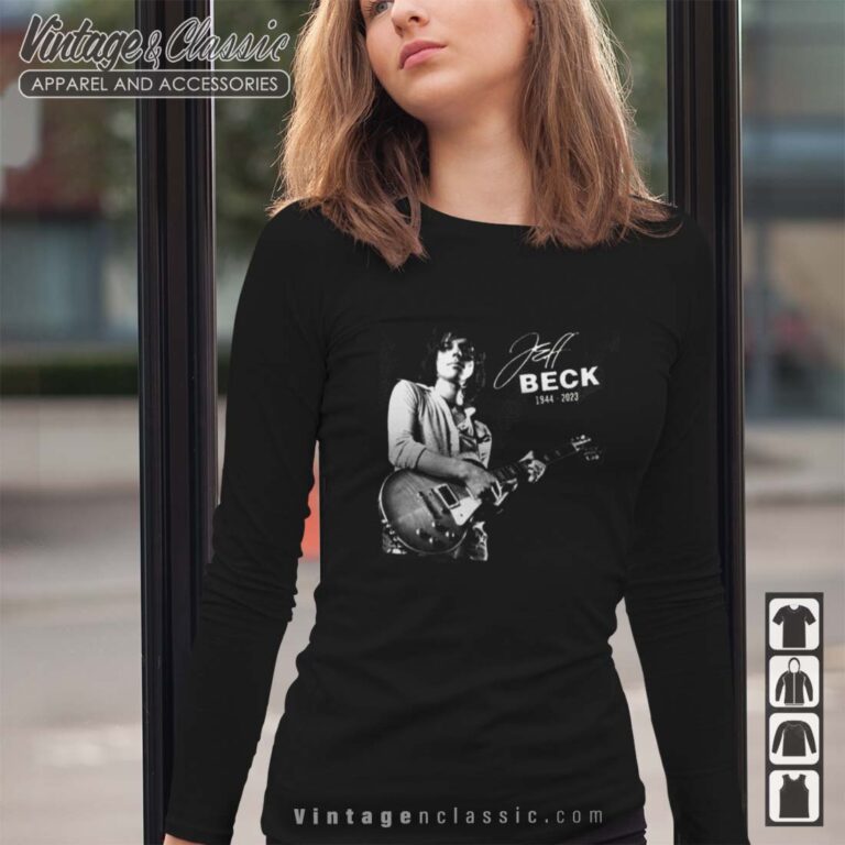 RIP Jeff Beck Guitar Legend Longsleeves RIP Jeff Beck Guitar Legend Longsleeves